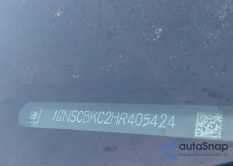 2017 Chevrolet Tahoe Lt z USA, uszkodzony, nr VIN 1GNSCBKC2HR405424